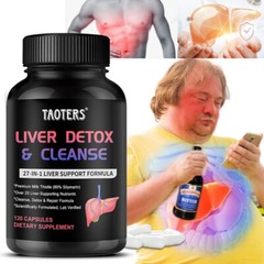 Vegetarian Capsules – Liver Cleanse, Detox and Repair Milk Thistle Supplement