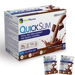 Quick Slim Meal Replacement Shake for Weight Loss, 30 Servings, 20g Protein, …