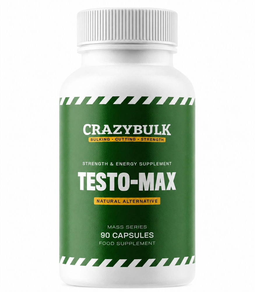 CrazyBulk Testo-Max Testosterone Booster – Bodybuilding Muscle Growth