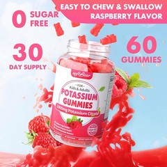 softbear Potassium Gummies for Adults High Potency Potassium Citrate 1000mg S…
