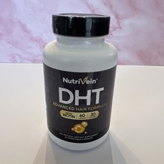 Nutrivein DHT Blocker with Biotin – Boosts Hair Growth & New Follicle Growth