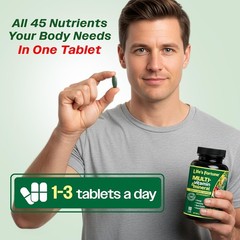 Life’s Fortune Multivitamin and Mineral Advanced Energy Support – 180 Tablets