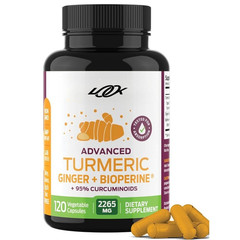 Forest Leaf Organic Turmeric Joint Support Supplement Ginger 120 Capsules