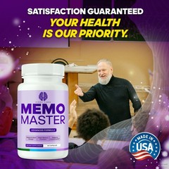 (5 pack) Memo Master – MemoMaster Brain Support for Focus & Cognitive Sharpness