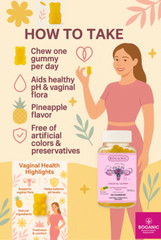 Vaginal Probiotic 60Gummies PH skin improve gut health Australia