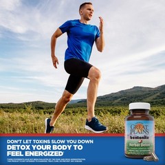 Yerba Prima Bentonite Clay Plus Herbal Detox, 100 Veg Capsules – Food Grade C…