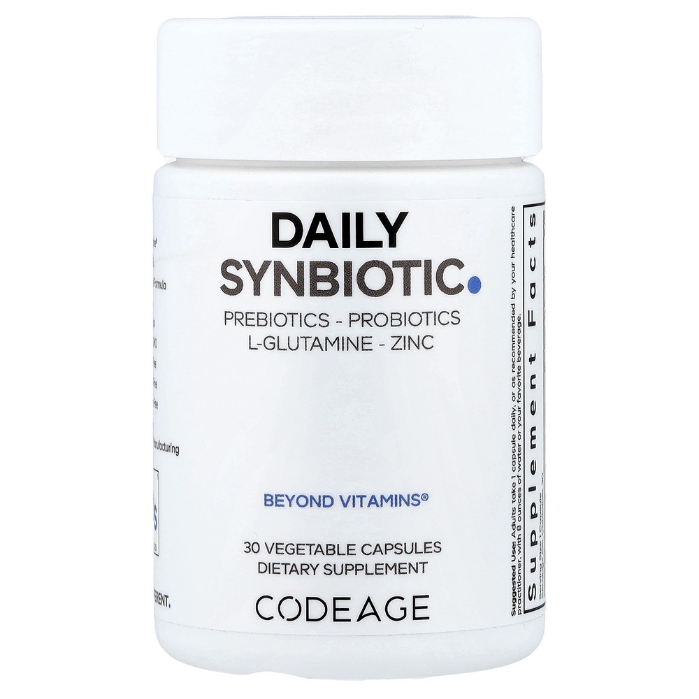 Daily Synbiotic, 30 Vegetable Capsules