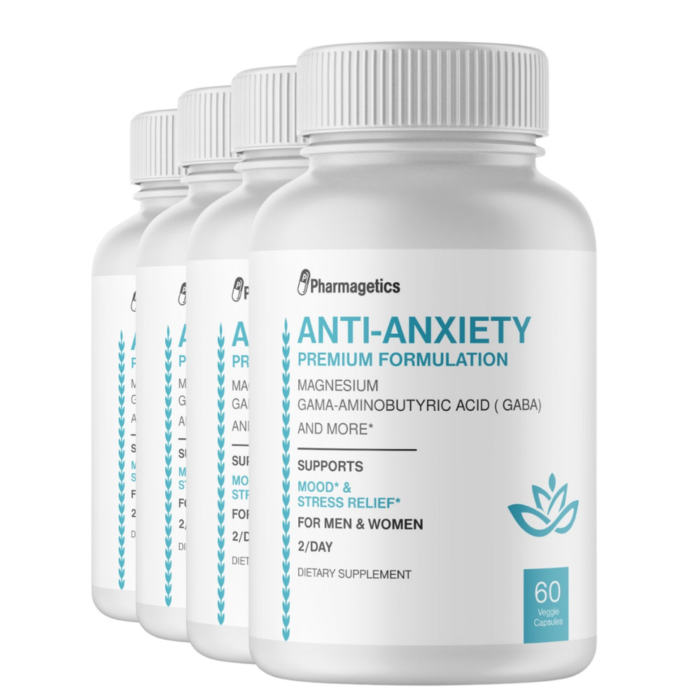 Anti Anxiety Premium Formulation – 240 Capsules – 4 Bottles