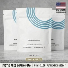 Pack Of 3 Women’s Balance Refill Pouch 360 Capsules Ages 45 and Up-Free Shipping