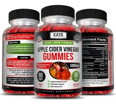 (3 Pack) Apple Cider Vinegar Gummies, Fast Weight Loss Cleanse – Compare to Goli