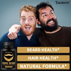 Premium Beard Growth Supplement Biotin 10,000mcg Collagen Capsules