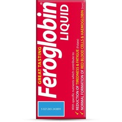 Organic Feroglobin Liquid 500ml – Iron Supplement, Energy Boost, Vegan Formula