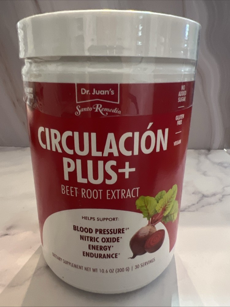 Circulacion Plus, Nutritional Supplement, Beets Extract, Superfood Exp 08/2028