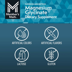 Magnesium Glycinate Tablets 180 ct — Supports Heart, Bone, Nerve, Muscle Health
