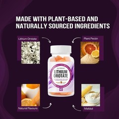 NutraPep Lithium Orotate 5mg Gummies – Mood Wellness Relaxation