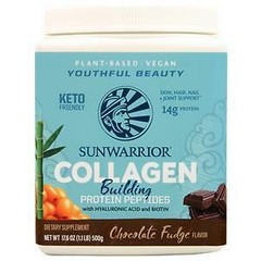 SunWarrior Plant-Based Collagen Building Protein Peptides Chocolate Fudge