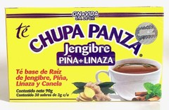 Tea Chupa Panza, Tea Based Onginger Root, Pinneapple, Flaxseed & Canela (30 Te