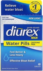 Diurex Max Maximum Strength Caffeine-Free Diuretic Water Pills 48 Count