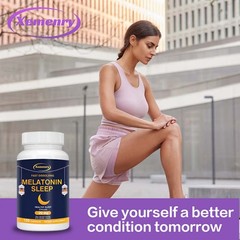 Melatonin Sleep 120pcs – Deep Sleep Formula, Fall Asleep Faster, Relaxation