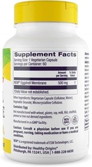 Healthy Origins Eggshell Membrane 500 mg (NEM, Non-GMO, 60 Count (Pack of 1)