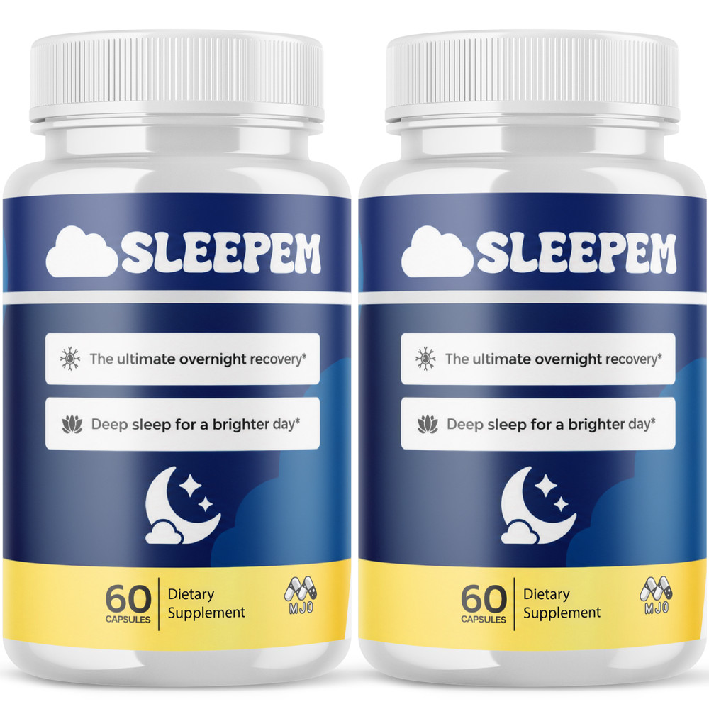 (2 Pack) Sleepem Advanced Night Support Deep Sleep Supplement 120 Capsule