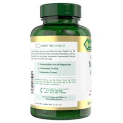 Nature’s Bounty High Absorption Magnesium Glycinate 240 mg, 180 Capsules