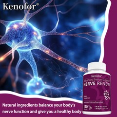 Advanced Nerve Support Brain Nervous Health Benfotiamine 600mg 120 Capsules