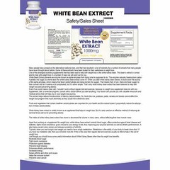 Ultimate 100% White Kidney Bean Extract 1000mg Weight Loss Caps Free Ship