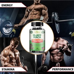Black Maca 1000mg Capsules – Super Powerful Sexual Health Performance Booster