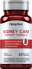Kidney Support Supplement | 60 Capsules | Kidney Care Formula | by Piping Rock