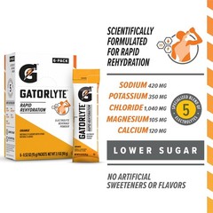 Gatorlyte Rapid Rehydration Electrolyte Beverage, Variety Pack, Lower