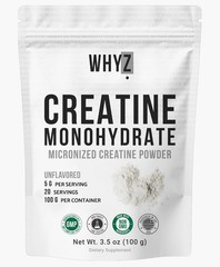 100g Creatine Monohydrate Powder | Micronized Unflavored 20 Servings