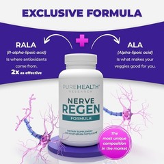CleanHealth Research Nerve Regen | System Neuropathy + Nervous Supplements .