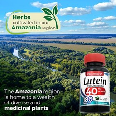 Lab | Lutein |180 Capsules |40 Mg| Lutein 40Mg | Lutein and Zeaxanthin Supplemen