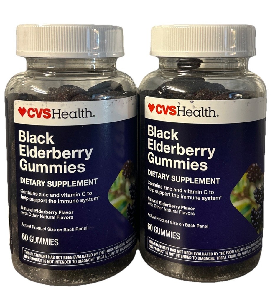 Sambucus Elderberry Gummies Immune Support 120 Count New Exp 3/2027