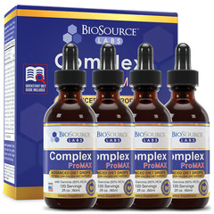 BioSource Labs Complex ProMAX Premium Diet Drops – 2 oz Bottle 4-Pack