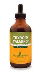 Herb Pharm Thyroid Calming Herbal Supplement 4 Fl Oz Endocrine Support