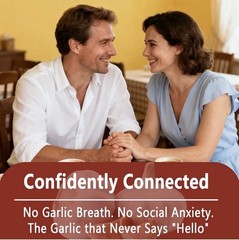 LallaBest Odorless Aged Garlic Extract 500mg 300 Softgels Gluten Free