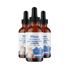 (3-Pack) Blisso Advanced Cat Probiotic Drops – Digestive Support Liquid Drops