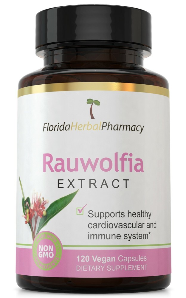 Rauwolfia Vomitoria Bark Extract Capsules 10:1 (120 Capsules)