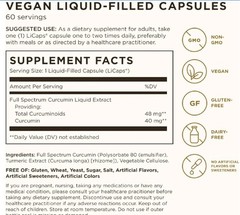 Solgar Full Spectrum CURCUMIN 60 Liquid Gels ( 60 Servings ) BEST BY 10/26