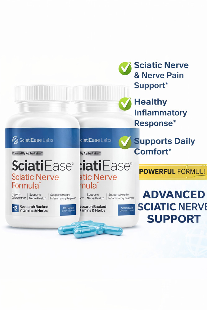 2 package SciatiEase Labs Sciati Ease Sciatic Nerve Formula 120 Cap Exp 12-2026