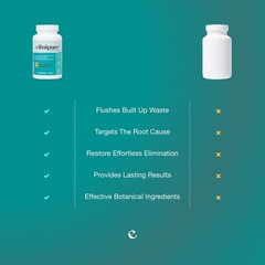 1-2 bottles Elimipure Gut Cleanse & Restore Supplement 90 capsules hot sealed