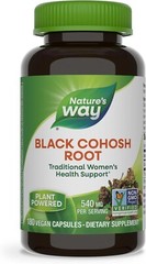Black Cohosh Root 540 Mg Super Concentrated Menopause Supplement, 180 Capsules