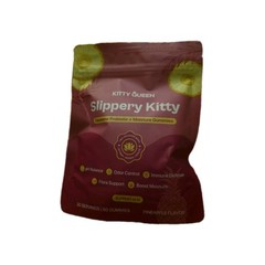 KITTYQUEEN Slippery Kitty Feminine Probiotic & Moisture Gummies, Pineapple Favor