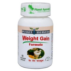 Planet Ayurveda Weight Gain formula Capsules, 60 LONG EXPIRY