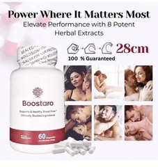 Capsules, Boostaro Blood Flow Support for Men, Max Strength 1 Bottle/ 60caps