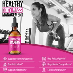 Himalayan Burn Drops Liquid Supplement, Himalayan Burn Max Strength (2 Pack)