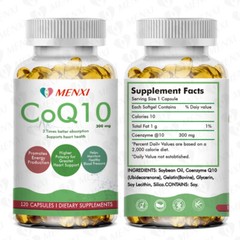 CoQ10 – Co Enzyme Pure Ubiquinone CQ10 Of Coenzyme Q10 300mg 120/240/480 Caps