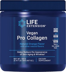 Life Extension Vegan Pro Collagen gluten-free, non-GMO,vegan, (EXP.07/2026)